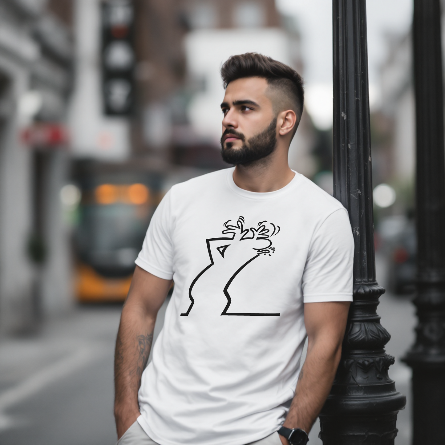 La Linea Funny T-Shirt, Retro Cartoon Shirt, Gift for 70s Kids, Christmas gift