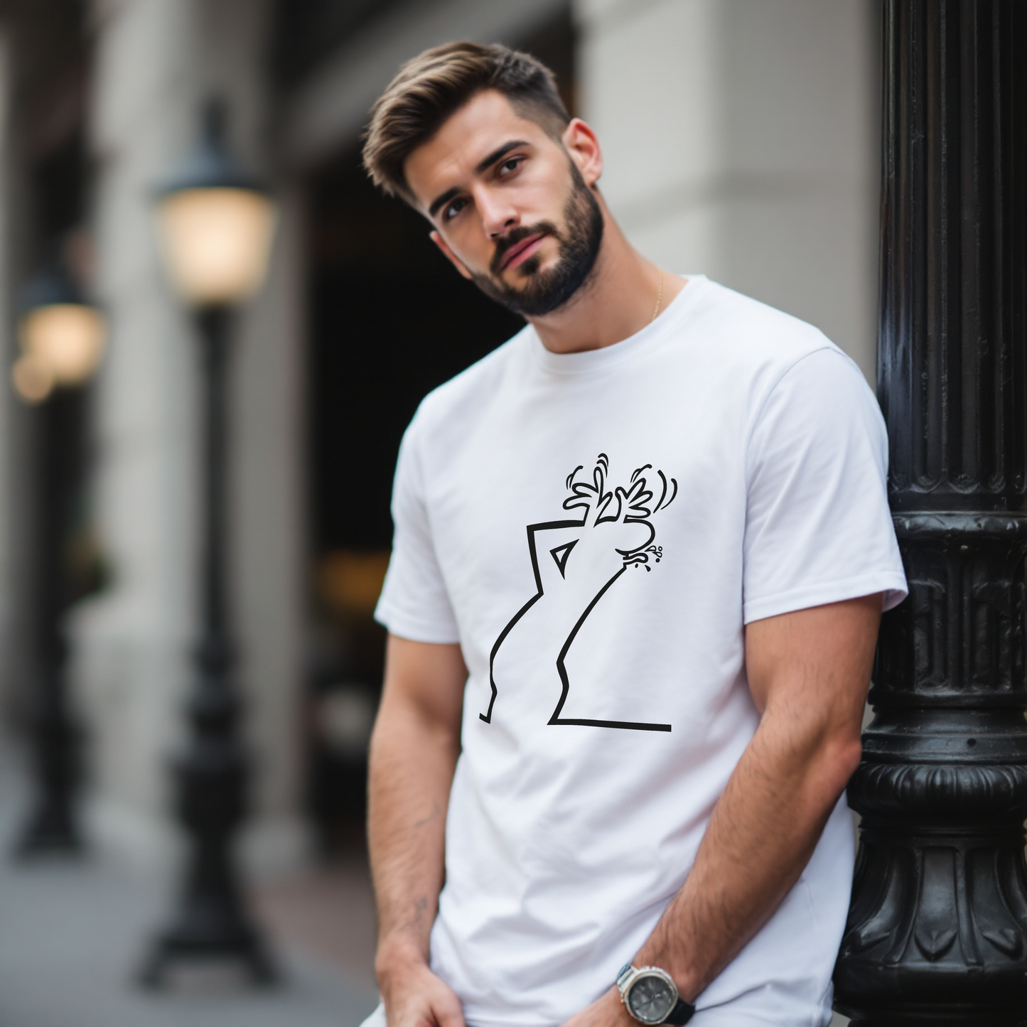 La Linea Funny T-Shirt, Retro Cartoon Shirt, Gift for 70s Kids, Christmas gift