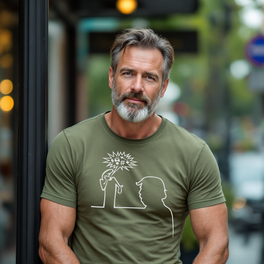 La Linea Funny Nostalgia Tee, Gift for 70s Kids, MAGA, Trump Humor