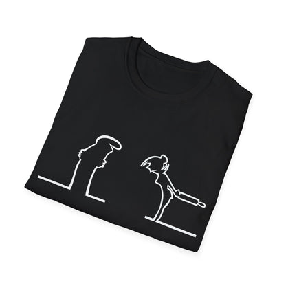 La Linea Retro Unisex Softstyle T-Shirt, 70s Kids TV Nostalgia Tee, Vintage Cartoon Top