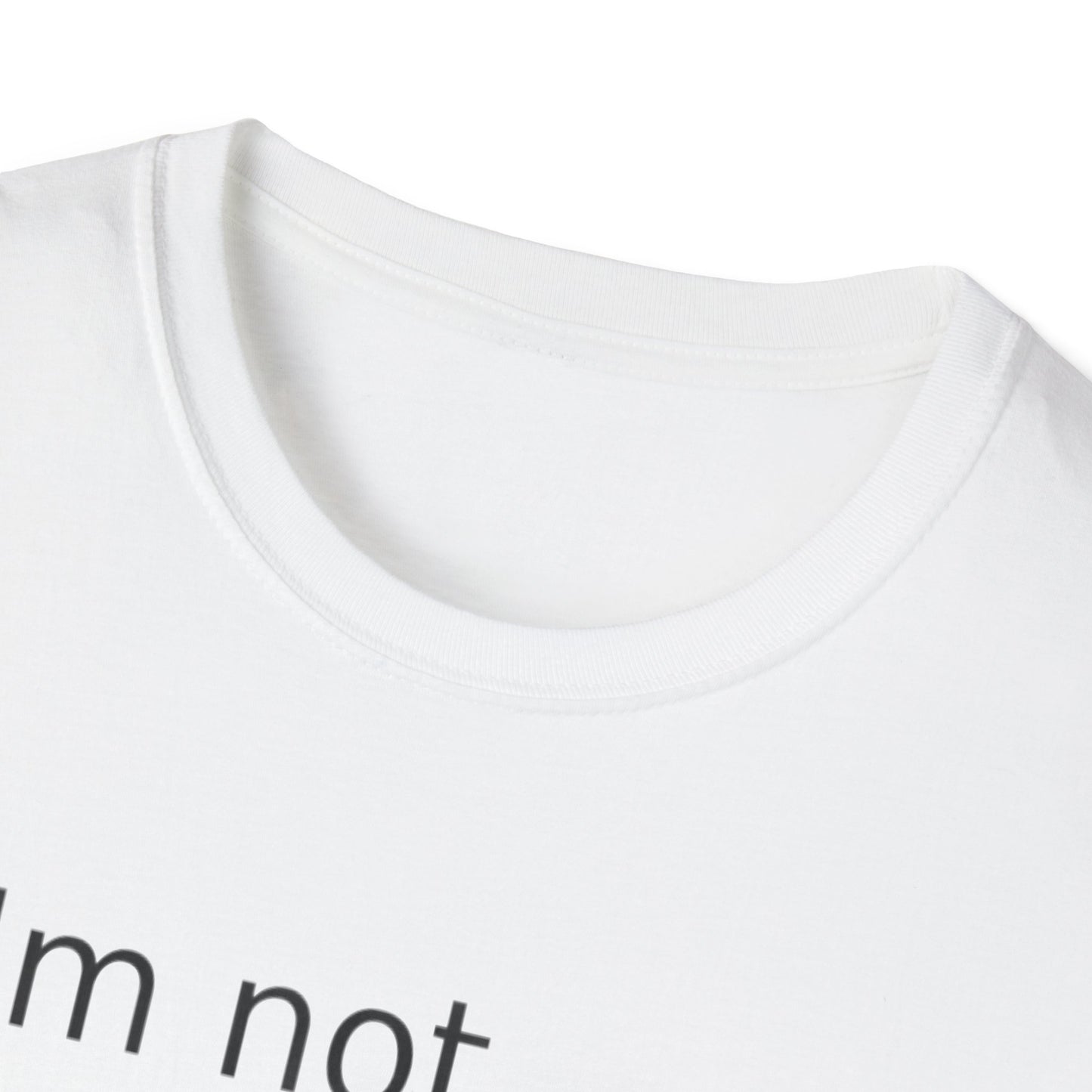 Statement t-shirt "I'm not doing shit today" for Relaxation, Gifts, and Everyday Wear