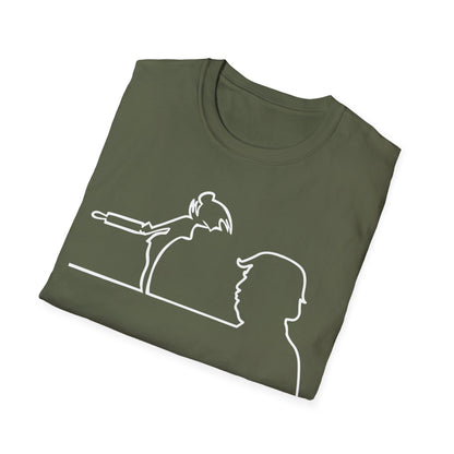 La Linea Funny Nostalgia Tee, Retro Cartoon Shirt, Trump Humor