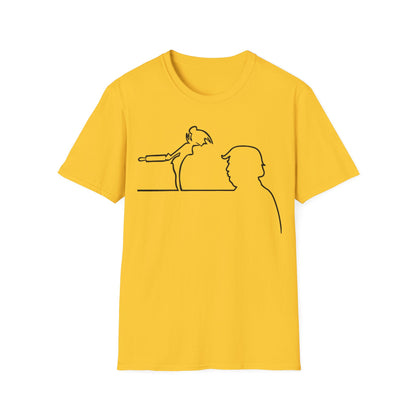 La Linea Funny Nostalgia Tee, Retro Cartoon Shirt, Trump Humor