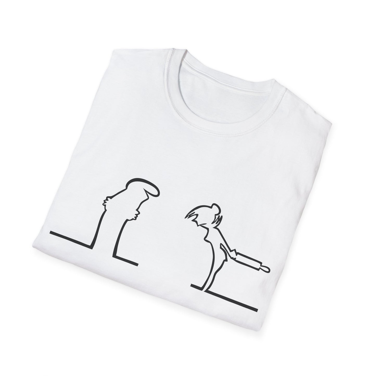 La Linea Retro Unisex Softstyle T-Shirt, 70s Kids TV Nostalgia Tee, Vintage Cartoon Top