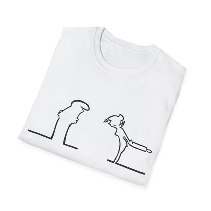 La Linea Retro Unisex Softstyle T-Shirt, 70s Kids TV Nostalgia Tee, Vintage Cartoon Top