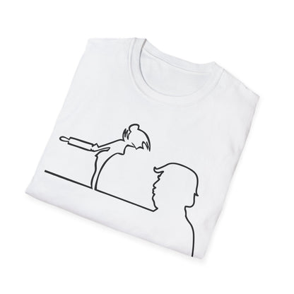 La Linea Funny Nostalgia Tee, Retro Cartoon Shirt, Trump Humor