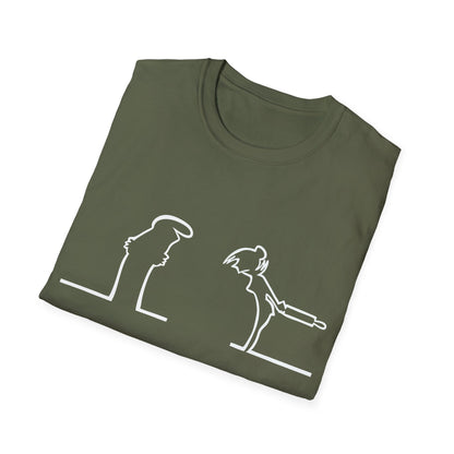 La Linea Retro Unisex Softstyle T-Shirt, 70s Kids TV Nostalgia Tee, Vintage Cartoon Top
