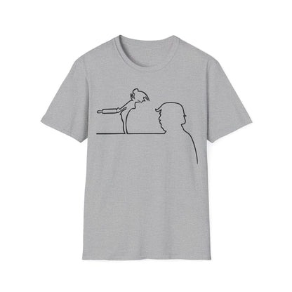 La Linea Funny Nostalgia Tee, Retro Cartoon Shirt, Trump Humor