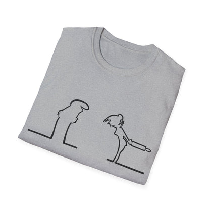 La Linea Retro Unisex Softstyle T-Shirt, 70s Kids TV Nostalgia Tee, Vintage Cartoon Top