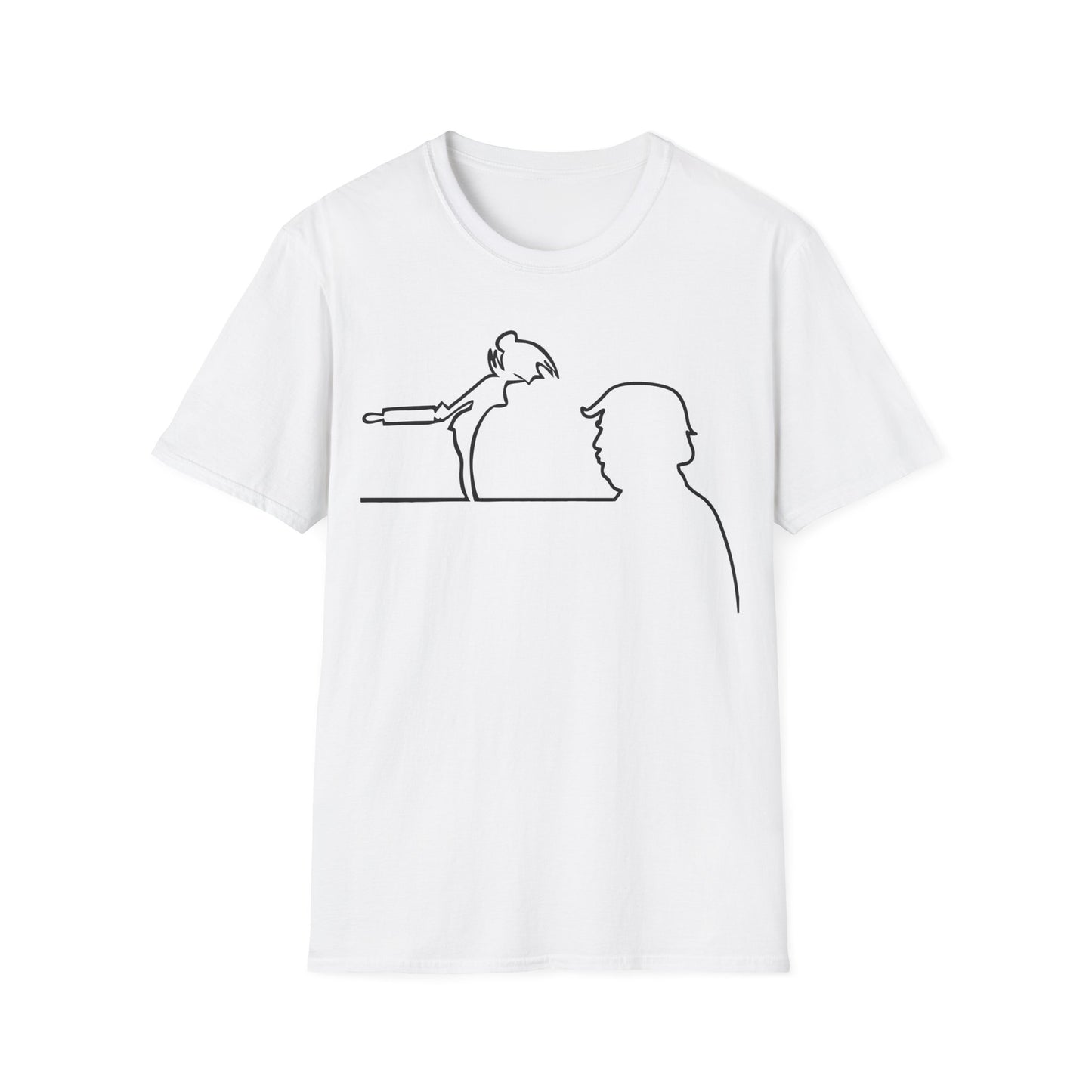 La Linea Funny Nostalgia Tee, Retro Cartoon Shirt, Trump Humor
