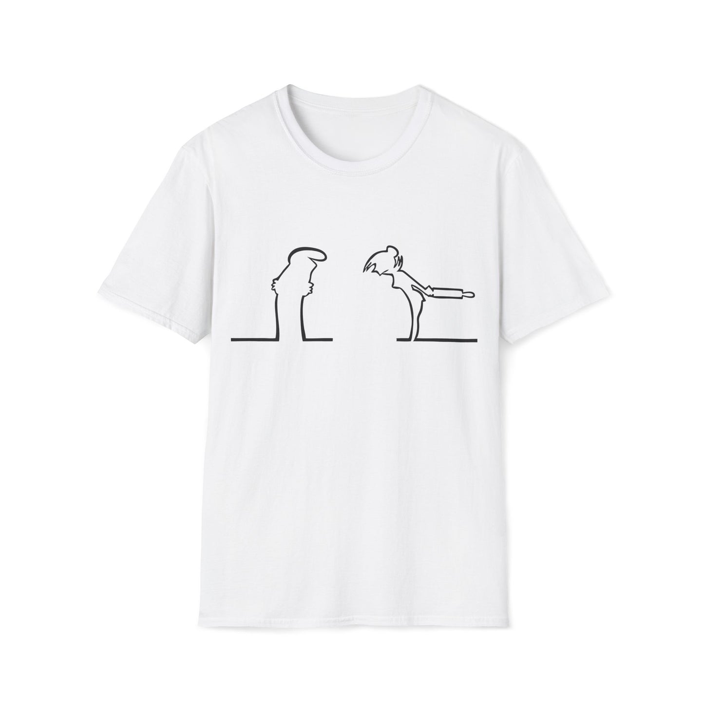 La Linea Retro Unisex Softstyle T-Shirt, 70s Kids TV Nostalgia Tee, Vintage Cartoon Top