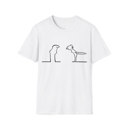 La Linea Retro Unisex Softstyle T-Shirt, 70s Kids TV Nostalgia Tee, Vintage Cartoon Top