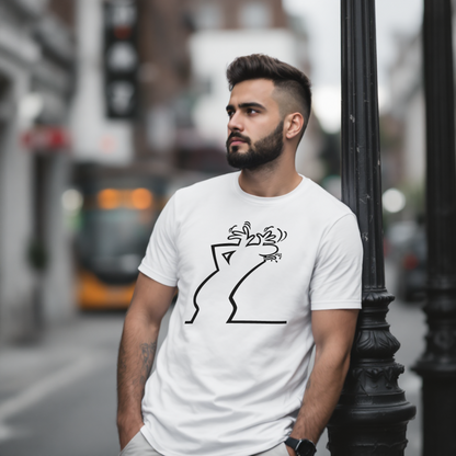 La Linea Funny T-Shirt, Retro Cartoon Shirt, Gift for 70s Kids, Christmas gift