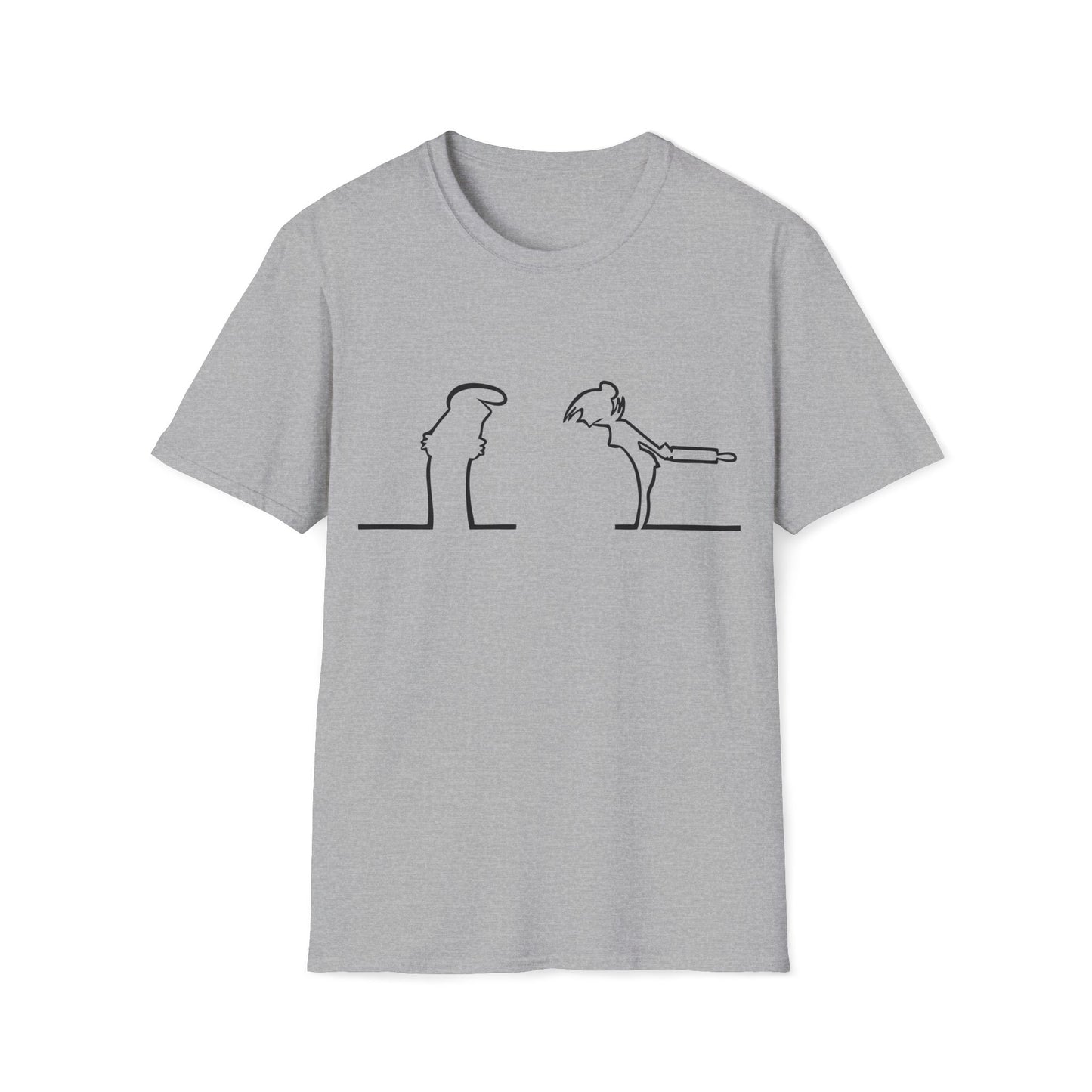 La Linea Retro Unisex Softstyle T-Shirt, 70s Kids TV Nostalgia Tee, Vintage Cartoon Top