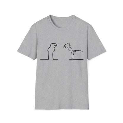 La Linea Retro Unisex Softstyle T-Shirt, 70s Kids TV Nostalgia Tee, Vintage Cartoon Top