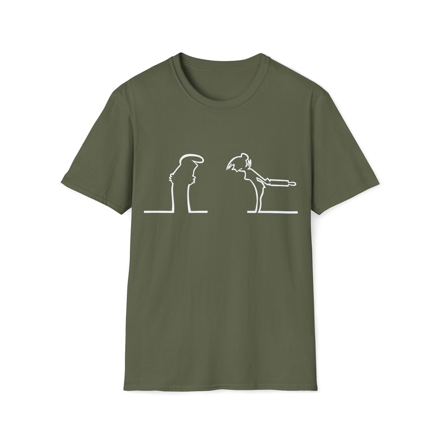 La Linea Retro Unisex Softstyle T-Shirt, 70s Kids TV Nostalgia Tee, Vintage Cartoon Top