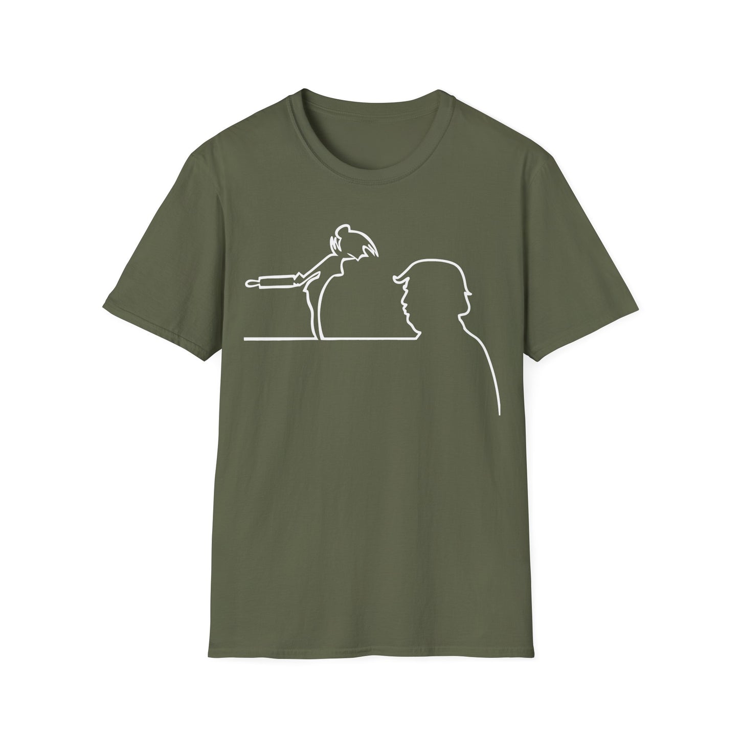 La Linea Funny Nostalgia Tee, Retro Cartoon Shirt, Trump Humor