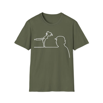 La Linea Funny Nostalgia Tee, Retro Cartoon Shirt, Trump Humor