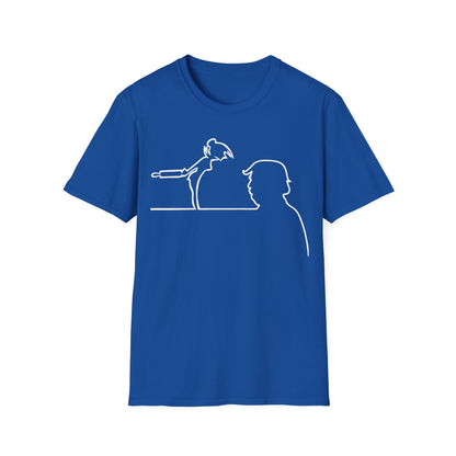 La Linea Funny Nostalgia Tee, Retro Cartoon Shirt, Trump Humor