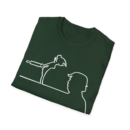 La Linea Funny Nostalgia Tee, Retro Cartoon Shirt, Trump Humor