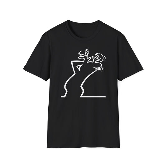 Copy of La Linea Funny T-Shirt, Nostalgia Tee, Unisex Softstyle Top, Retro Cartoon Shirt, Gift for 70s Kids, Christmas gift, MAGA