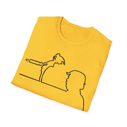 La Linea Funny Nostalgia Tee, Retro Cartoon Shirt, Trump Humor