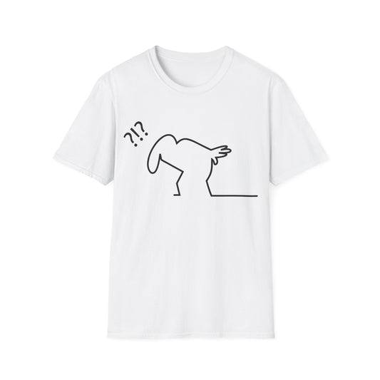 La Linea Funny T-Shirt, Nostalgia Tee, Unisex Softstyle Top, Retro Cartoon Shirt, Gift for 70s Kids, Christmas gift, MAGA